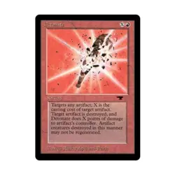 WOTC MtG Antiquities Detonate (U) Fair - Image 1