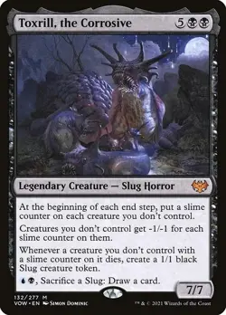 Toxrill, the Corrosive *FOIL* VOW NM MTG 132 - Image 1