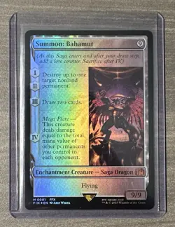Summon: Bahamut 001 - Mythic Foil - Final Fantasy Magic The Gathering MTG 🔥🔥 - Image 1