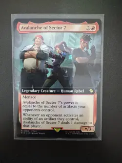 Avalanche of Sector 7 (Extended Art Foil) - MTG NM - Image 1
