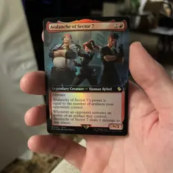 Avalanche of Sector 7 (Extended Art Foil) - MTG NM - Image 1