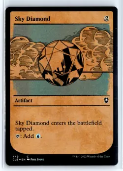 FOIL Sky Diamond 449 Baldur's Gate Common - MTG Magic the Gathering Card - Image 1