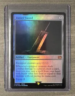 MTG - FINAL FANTASY - Buster Sword 0255 Mythic Non Foil - M/NM 🔥🔥 - Image 1