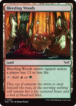 MTG Bleeding Woods - Image 1