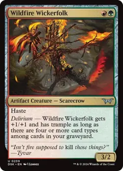 MTG Wildfire Wickerfolk - Image 1
