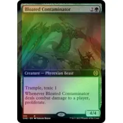 FOIL BLOATED CONTAMINATOR (EXTENDED ART) Phyrexia: All Will Be One ONE Magic MTG - Image 1