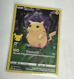 Pikachu 005/025 Celebrations 25th Anniversary Pokemon TCG Full Art Holographic - Image 1