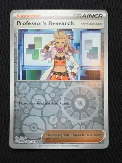 Professor's Research 087/091 Rare Reverse Holo LP-NM - Pokemon TCG S&V Fates PAF - Image 1