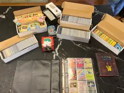 Massive Pokemon Bulk Collection, Tons Of Cards - Reverse Holo, Holo, Full Art - Image 1