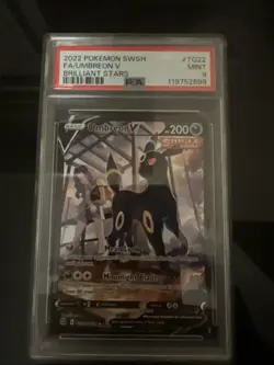 Pokemon SWSH FA/Umbreon v Brilliant Stars 2022 TG22 PSA 9 - Image 1