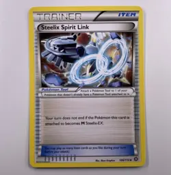 Steelix Spirit Link 106/114 Non Holo - Pokemon TCG XY: Steam Siege English NM - Image 1