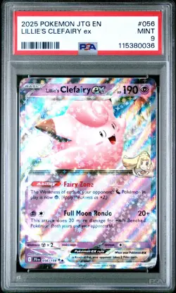 2025 POKEMON JTG EN-JOURNEY TOGETHER 056 LILLIE'S CLEFAIRY EX - Image 1