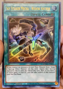 Yugioh Sky Striker Mecha Widow Anchor MAMA-EN010 Ultra Rare 1st NM/VLP w/Track - Image 1