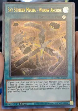 Yugioh Sky Striker Mecha Widow Anchor MAMA-EN010 Ultra Rare 1st NM/VLP w/Track - Image 2