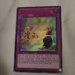 Yugioh Amazoness Hot Spring Ultra Rare BLCR - Image 1