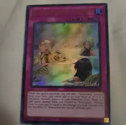 Yugioh Amazoness Hot Spring Ultra Rare BLCR - Image 2