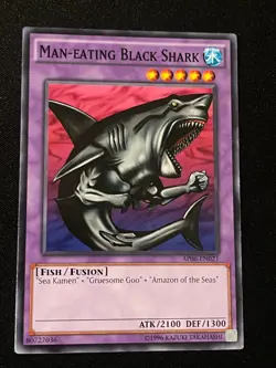 YUGIOH MAN-EATING BLACK SHARK AP06-EN021 NEAR MINT - Image 1