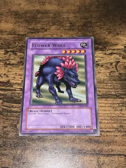 Flower Wolf - LOB-107 - LP - Rare - Unlimited - Yugioh - 1996 - Image 1