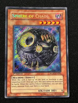 Yugioh- Sphere of Chaos - Secret Rare - Unlimited - RGBT-EN093 - LP - Image 2