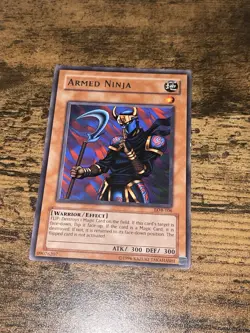Yugioh Armed Ninja - LOB-106 Rare - Vintage - Unlimited - LP - Image 1