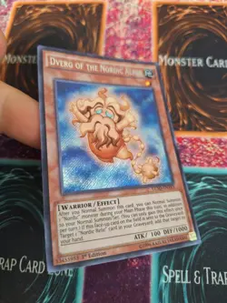 Yugioh Dverg of the Nordic Alfar LC5D-EN183 Secret Rare 1st Edition Near Mint - Image 2