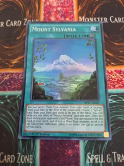 Yugioh Mount Sylvania MP14-EN227 Super Rare 1st Edition Near Mint - Image 1