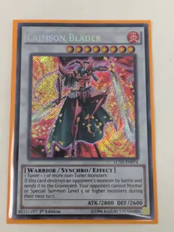 YUGIOH Secret Rare Crimson Blader LC5D-EN074 1st Edition - Image 1
