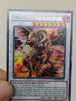 Yugioh - Scarlight Red Dragon Archfiend MP16-EN140 1st Edition Secret Rare NM - Image 3