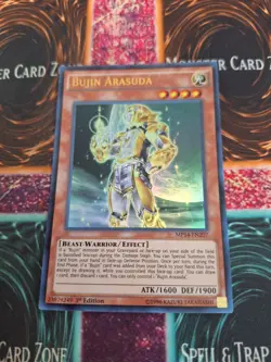 Yugioh Bujin Arasuda MP14-EN207 Ultra Rare 1st Edition Near Mint - Image 1