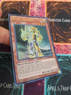 Yugioh Bujin Arasuda MP14-EN207 Ultra Rare 1st Edition Near Mint - Image 2