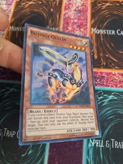 Yugioh Bujingi Quilin MP14-EN070 Super Rare 1st Edition Near Mint - Image 2