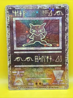 Ancient Mew Holo Holographic Pokemon Card 1999-2000 Wizards Rare - Image 1