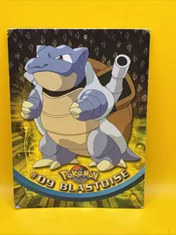 BLASTOISE ( 09 ) Topps Series Holo Pokemon Card 1999 Nintendo - Image 1