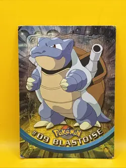 BLASTOISE ( 09 ) Topps Series Holo Pokemon Card 1999 Nintendo - Image 2