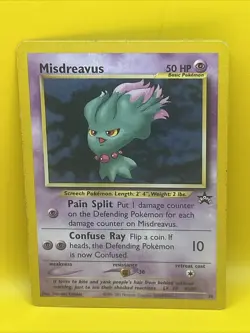 MISDREAVUS PROMO ( 39 ) Non- Holo 1995-2001 Nintendo Pokemon Card - Image 1