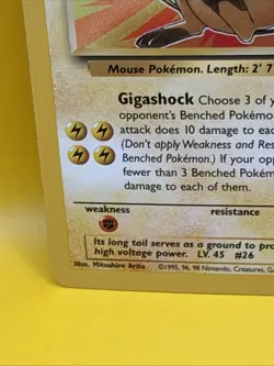 RAICHU ( 29/62 ) ) Non Holo 1995-1998 Pokemon / Nintendo Card - Image 5
