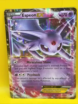 Espeon EX (52/122) - Breakpoint 2016 Ultra Rare Holo - Pokemon TCG Card - Image 1