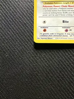 ✨ Eevee WOTC Promo 11 Holo Black Star Pokemon Card LP+ w/ Swirl Rare - Image 2