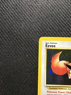 ✨ Eevee WOTC Promo 11 Holo Black Star Pokemon Card LP+ w/ Swirl Rare - Image 5