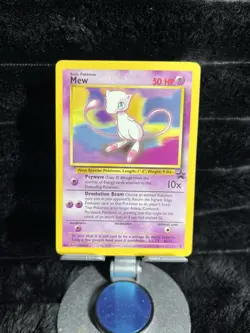 Pokemon Card - Mew #8 WoTC Black Star Promo - Image 1