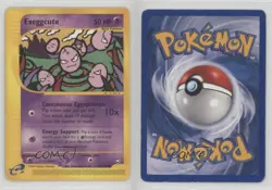 Exeggcute Pokemon e-Card Series Aquapolis #77 2002 10a3 - Image 3