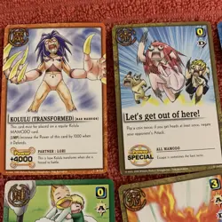 ZATCH BELL The Card Battle 1 Holo Foil card (9 cards) TIA ALONG WITH MEGUMI - Image 2