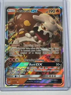 Heatran GX - 25/236 - Pokemon Unified Minds Sun & Moon Ultra Rare Card - Image 1