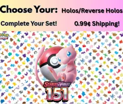 Scarlet & Violet 151: Choose Your Card! Holo/Reverse Holo Cards NM - Image 1