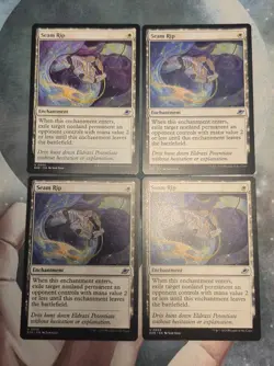4x Set Four U 0034 Seam Rip Enchantment Uncommon EOE Edge of Eternities MTG Card - Image 2