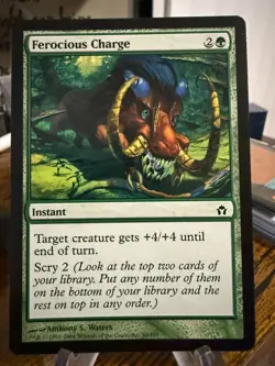 MTG Magic the Gathering Fifth Dawn Ferocious Charge - Image 1
