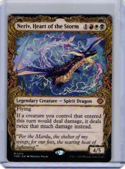 Mtg. Neriv, Heart of the Storm. Showcase. Tarkir: Dragonstorm. Pack Fresh - Image 1