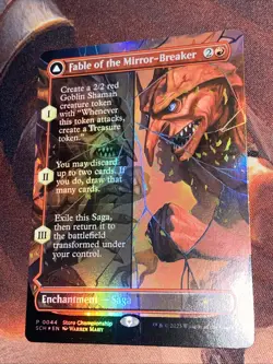 Fable Of The Mirror-Breaker X1 Mtg Store Championship Promo Nm Foil Borderless - Image 1