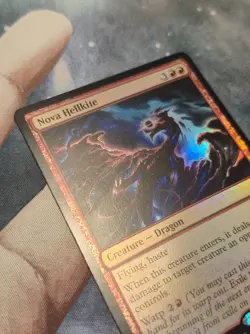 FOIL R 0148 Nova Hellkite Creature Drago Rare EOE Edge of Eternities MTG Card NM - Image 3