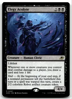 #97 Elegy Acolyte NM 2025 MTG Edge of Eternities R - Image 1